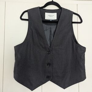 American Eagle Outfitters Gray Vest Top